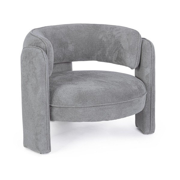 Szary fotel Aisha – Bizzotto