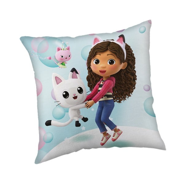 Poduszka dziecięca 40x40 cm Gabby's Dollhouse "Bubbles" – Jerry Fabrics