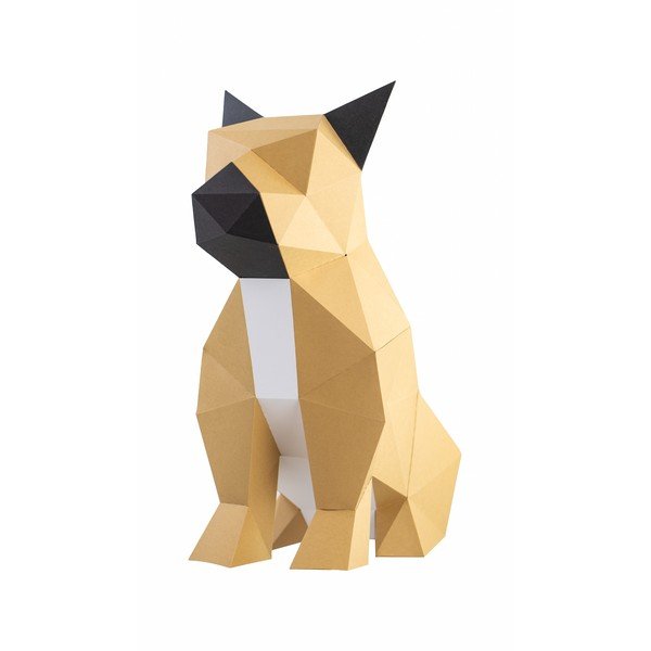 Kreatywny zestaw do złożenia figurki z papieru Papertime Buldog-image-2