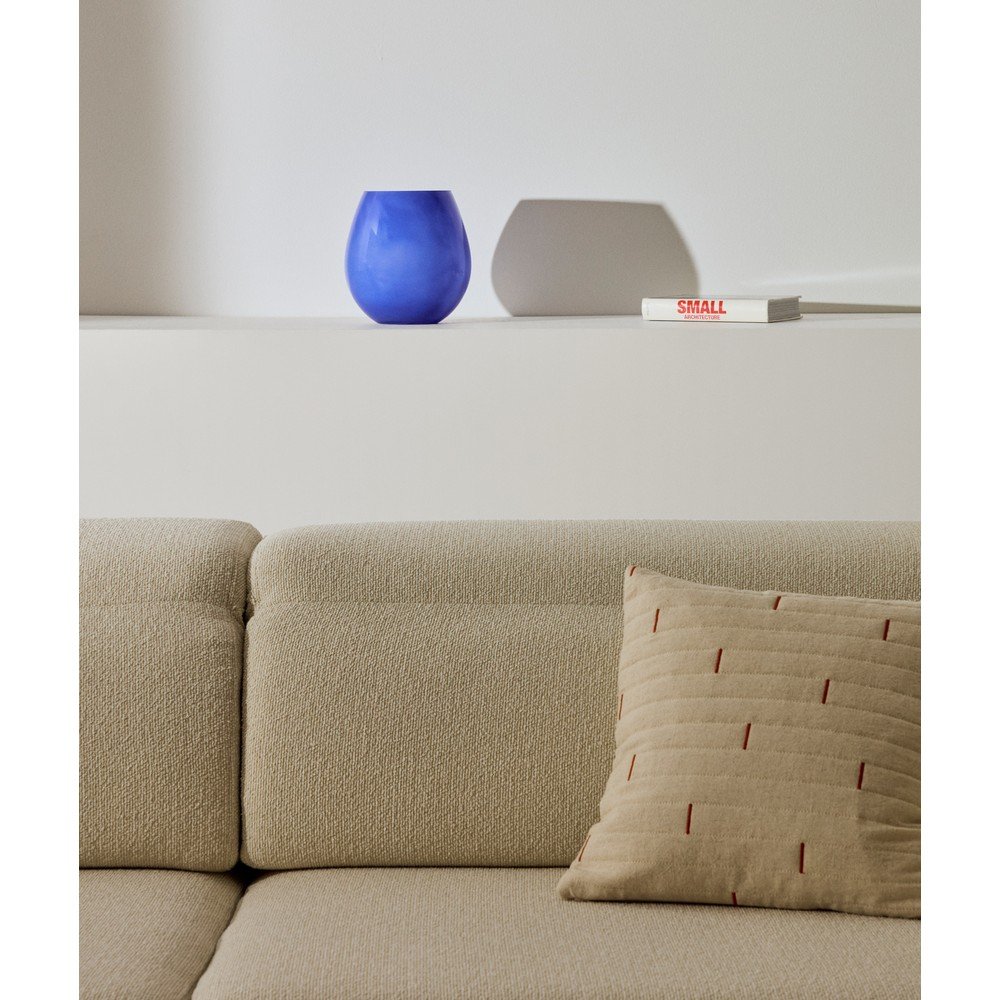 Niebieski szklany wazon (wysokość 21 cm) Kelse – Kave Home (zdjęcie 3)