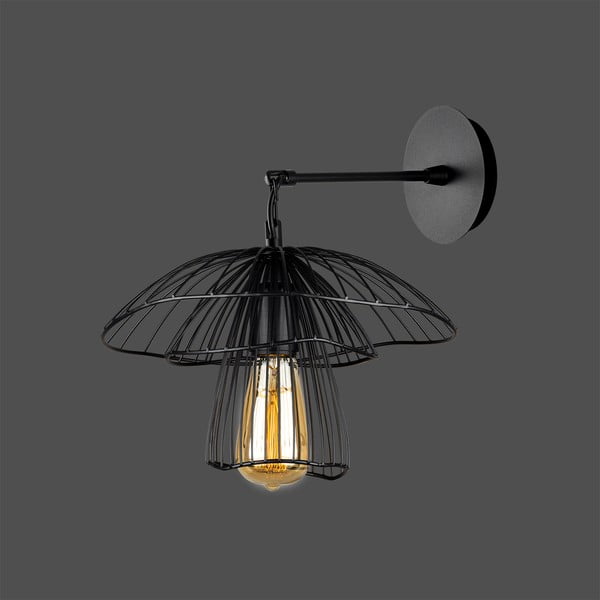 Czarny kinkiet Squid Lighting Root, wys. 36 cm-image-1