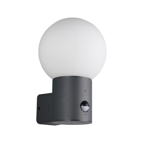 Lampa zewnętrzna ścienna z czujnikiem ruchu ø 18 cm Mures – Trio