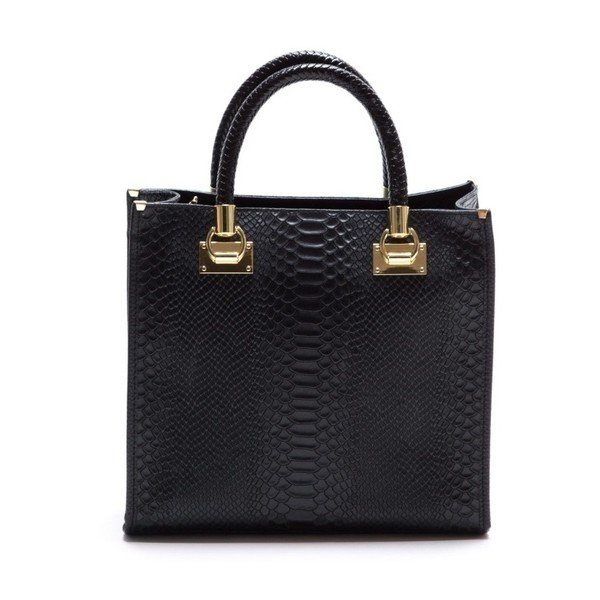 Skórzana torebka Luisa Vannini 8032 Nero-image-1