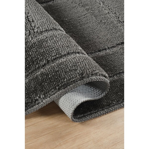 Antracytowe dywaniki łazienkowe zestaw 2 szt. 50x80 cm Cerceve – Foutastic-image-2