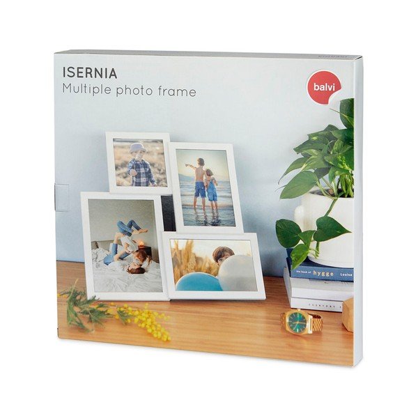 Biała ramka na 4 zdjęcia Balvi Isernia-image-1