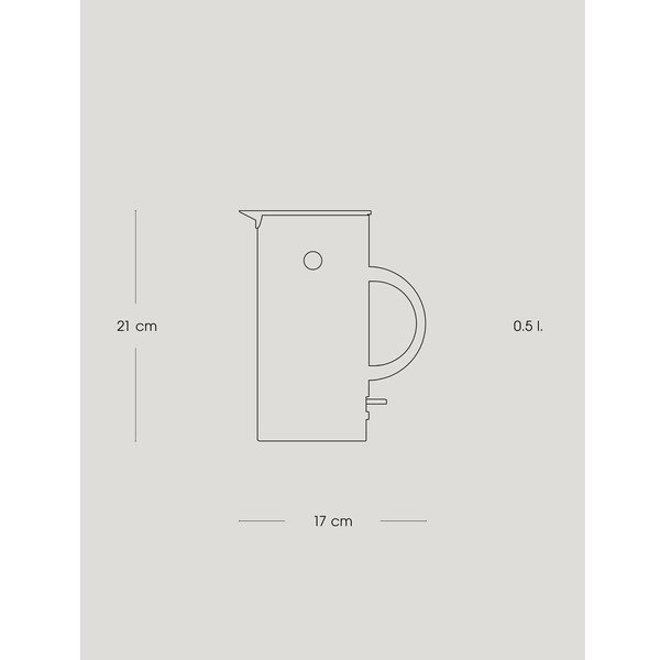 Czarny plastikowy czajnik elektryczny 500 ml EM77 – Stelton-image-3