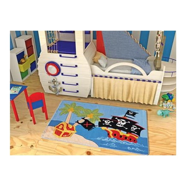 Dywan dziecięcy Confetti Pirate Ship, 100x160 cm