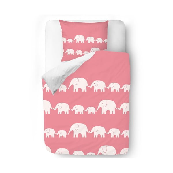 Pościel Pink Elephants, 140x200 cm