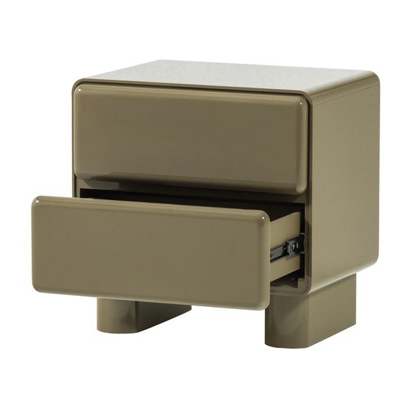 Zielona szafka nocna z połyskiem Lustra – WOOOD-image-4