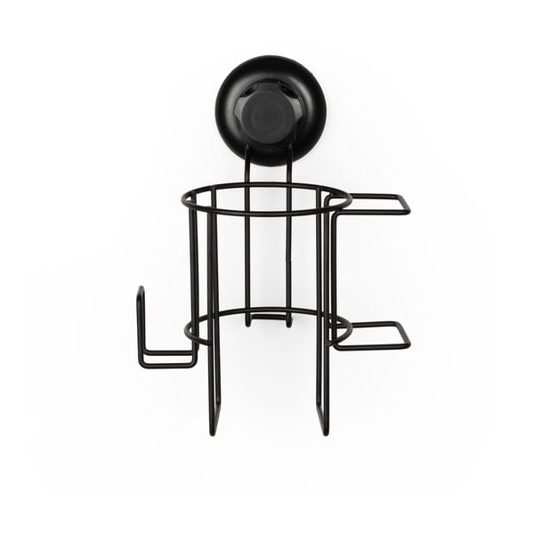 Czarny uchwyt ścienny do suszarki do włosów Compactor Bestlock-image-4