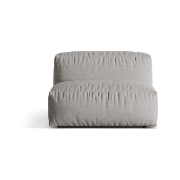 Jasnoszary moduł sofy (moduł środkowy) Martina – Micadoni Home