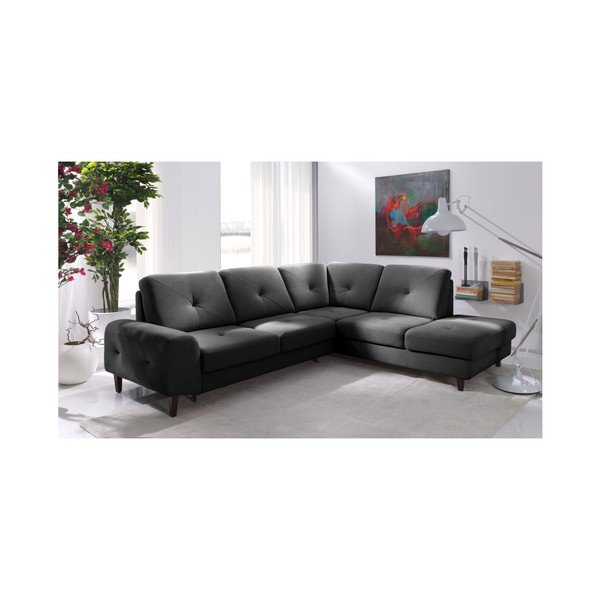 Szary rozkładany narożnik prawostronny Windsor  & Co. Sofas Beta-image-3