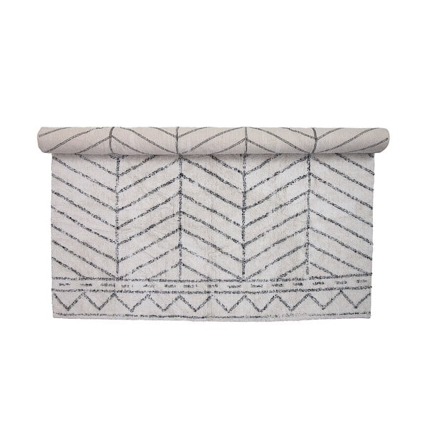 Jasnoszary dywan Bloomingville Cotton, 200x300 cm-image-3