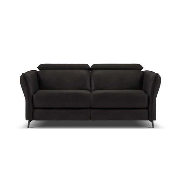 Czarna skórzana sofa 103 cm Hubble – Windsor & Co Sofas