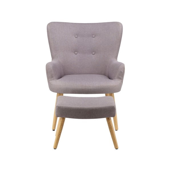 Jasnoszary fotel Coco – Støraa-image-2