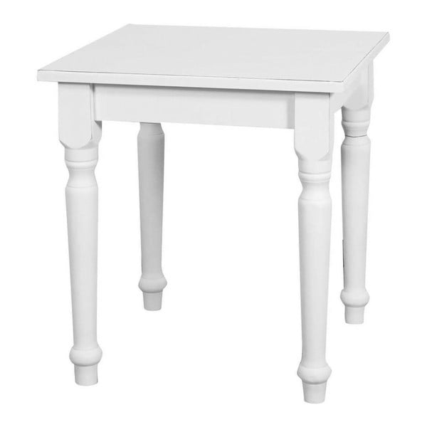 Biały stolik drewniany Biscottini Romanse