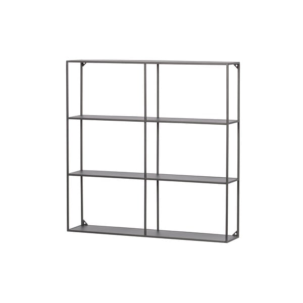 Czarna wielopoziomowa metalowa półka Meert – WOOOD-image-1