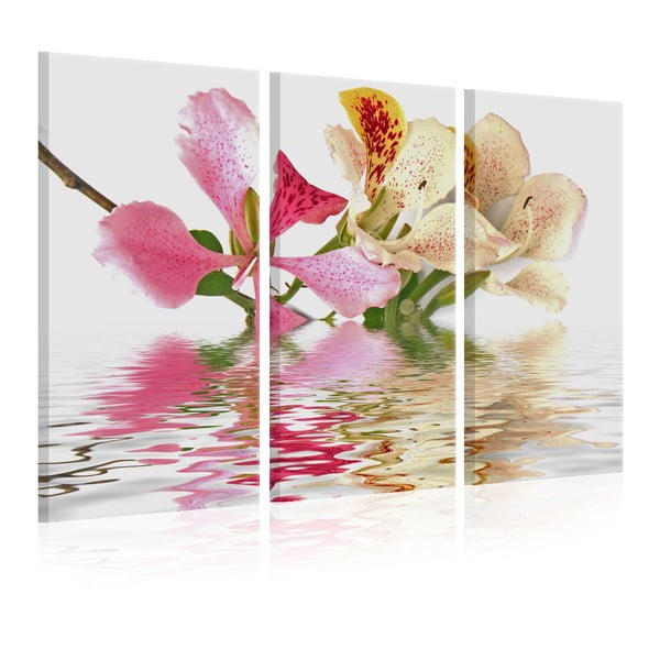 Częściowy obraz na płótnie Artgeist Orchid, 120x80 cm