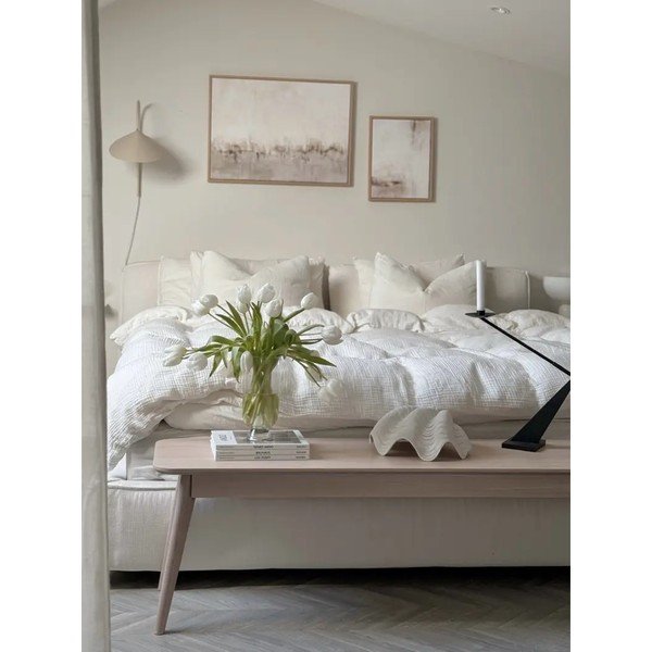 Naturalna ławka z drewna dębowego Rowico Yumi-image-1