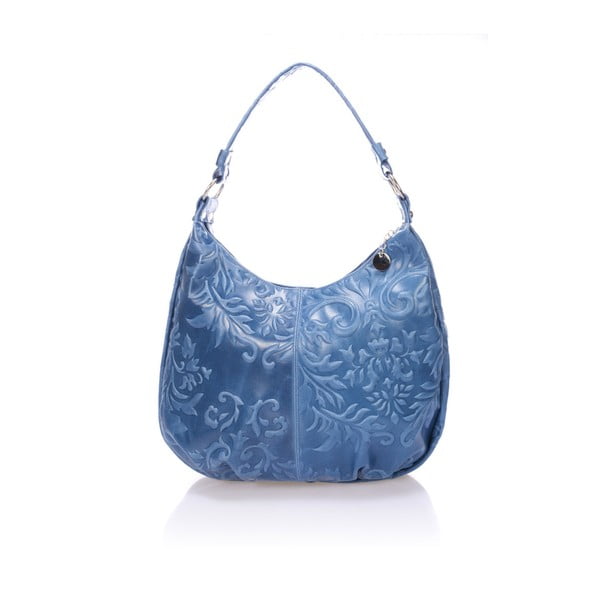 Niebieska torebka skórzana Lisa Minardi Pleonia