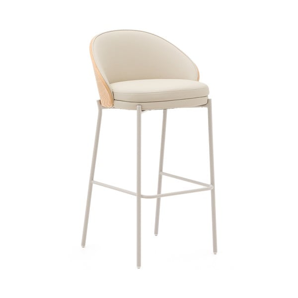 Beżowo-naturalny hoker (wysokość siedziska 77 cm) Eamy – Kave Home