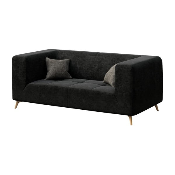 Czarna 2-osobowa sofa MESONICA Toro-image-2