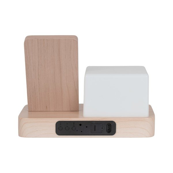 Budzik cyfrowy/stołowy  z ładowarką bezprzewodową Retro LED Night Light – Karlsson-image-4