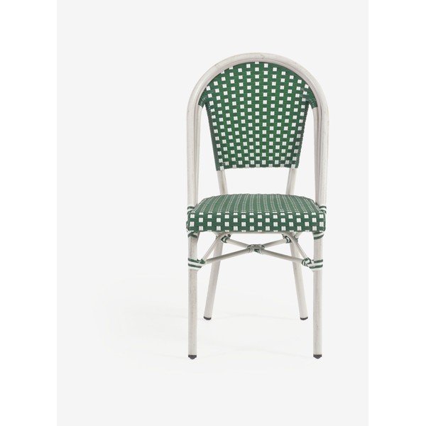 Zielono-białe krzesło zewnętrzne Kave Home Marilyn-image-4