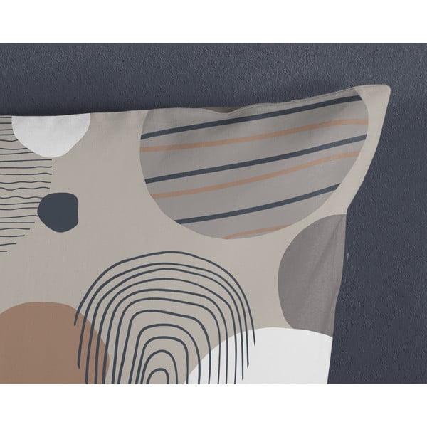 Szara bawełniana pościel jednoosobowa 140x220 cm Hendrik – Good Morning-image-3