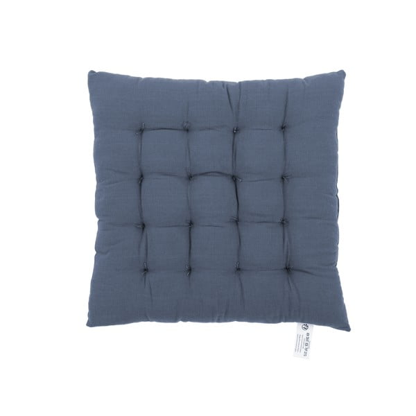 Niebieska poduszka na krzesło Tiseco Home Studio, 40x40 cm