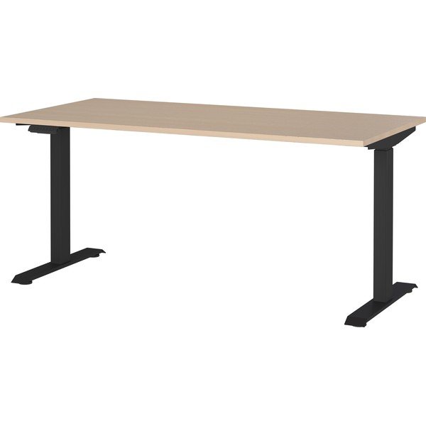 Biurko z elektryczną regulacją wysokości w dekorze dębu 80x160 cm – Germania
