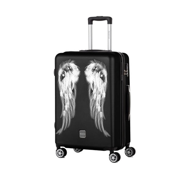 Czarna walizka Berenice Wings, 71 l
