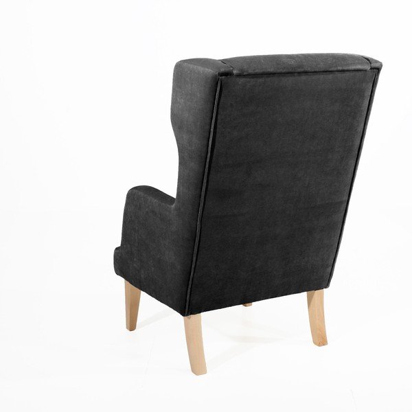 Czarny fotel Max Winzer Bennet Suede-image-4