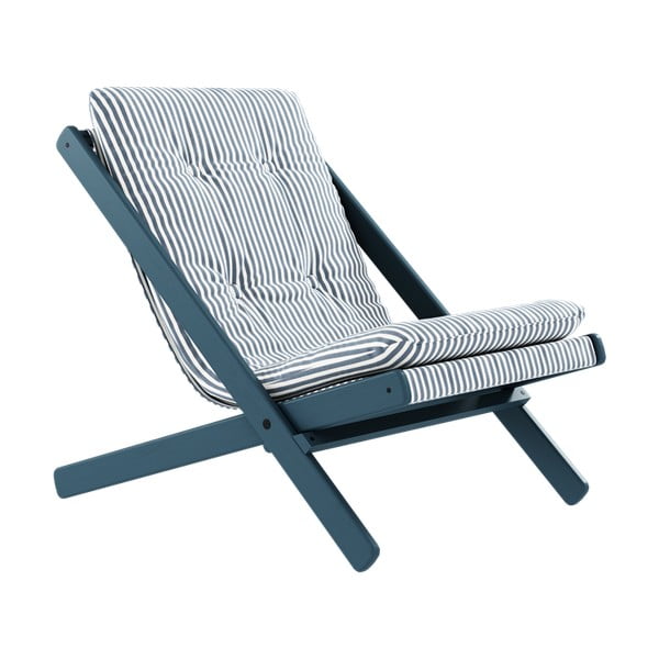 Fotel rozkładany Karup Design Boogie Blue Breeze/Beach Blue