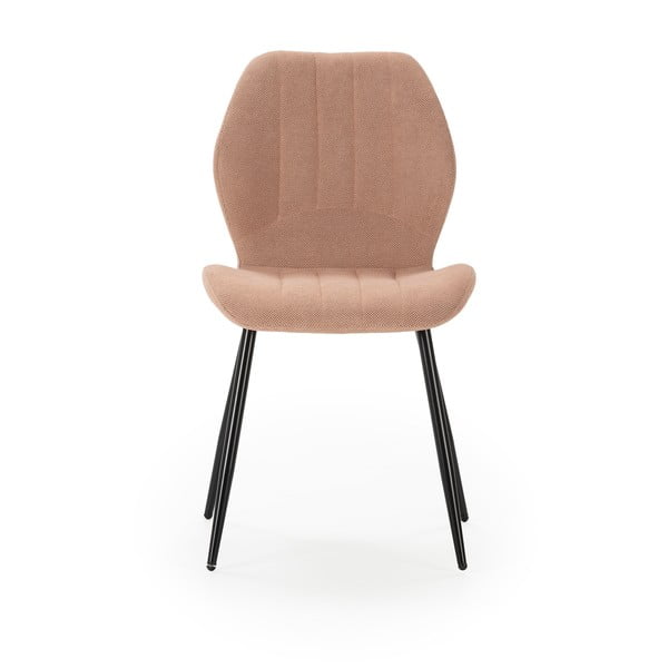 Łososiowe krzesła zestaw 4 szt. Milu – Marckeric-image-2