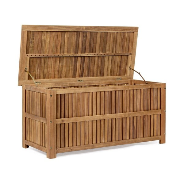 Drewniana skrzynia ogrodowa w naturalnym kolorze Noemi  – Bizzotto-image-3
