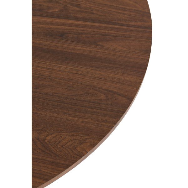 Okrągły stół w dekorze orzecha ø 110 cm Week – Ellos Home-image-2