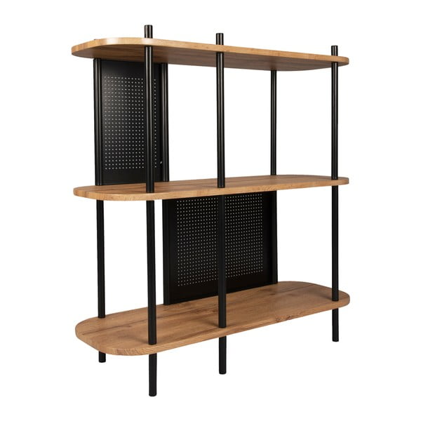 Czarny stalowy regał Leitmotiv Sole, 80x83,5 cm-image-2