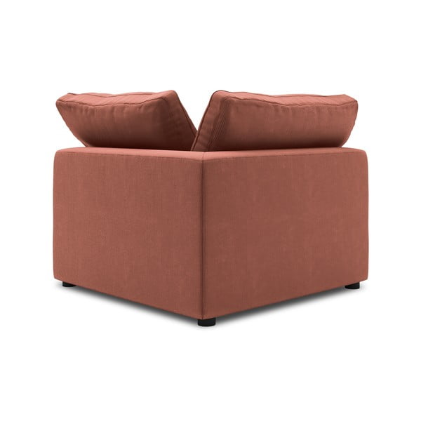 Różowa dwustronna narożna część sztruksowej sofy modułowej Windsor & Co Sofas Galaxy-image-2