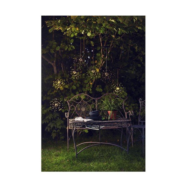 Ogrodowa lampa solarna LED z białymi diodami Star Trading Firework, wys. 50 cm-image-4