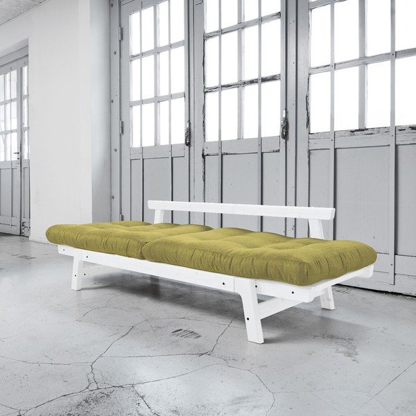 Sofa rozkładana Karup Step White/Avocado Green-image-2