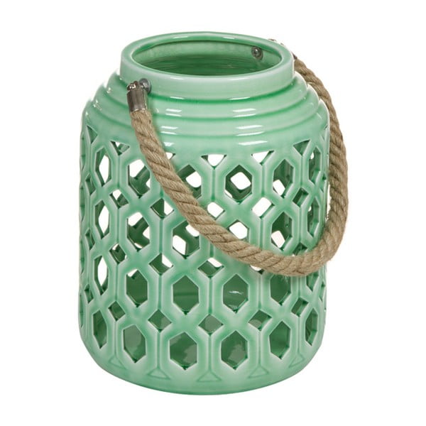 Zielony lampion ceramiczny Santiago Pons Farol