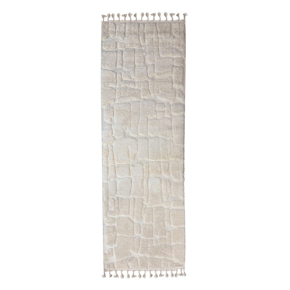 Kremowy chodnik 80x300 cm Esra Cobbled – Flair Rugs