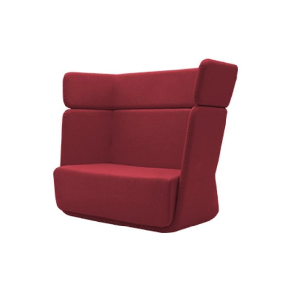 Ciemnoczerwony fotel Softline Basket Vision Red