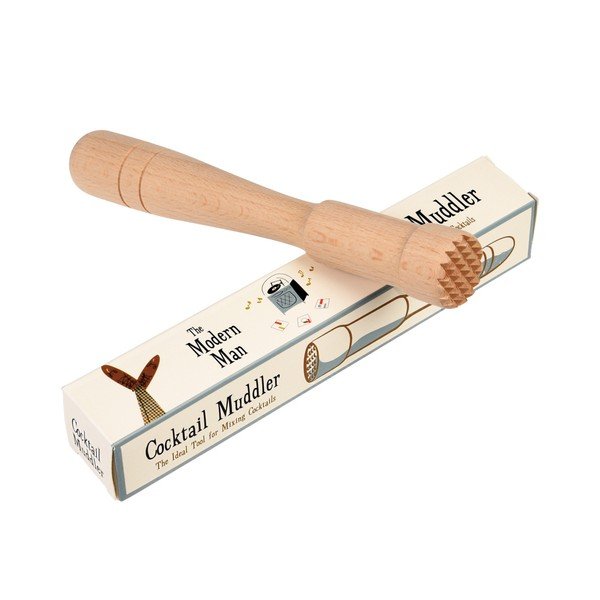 Drewniany tłuczek barmański do drinków Rex London Modern Man-image-4