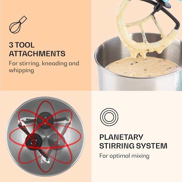 Niebieski robot kuchenny Klarstein Bella Elegance-image-3