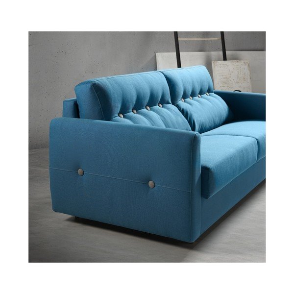 Niebieska sofa rozkładana Suinta Como, szer. 170 cm-image-1