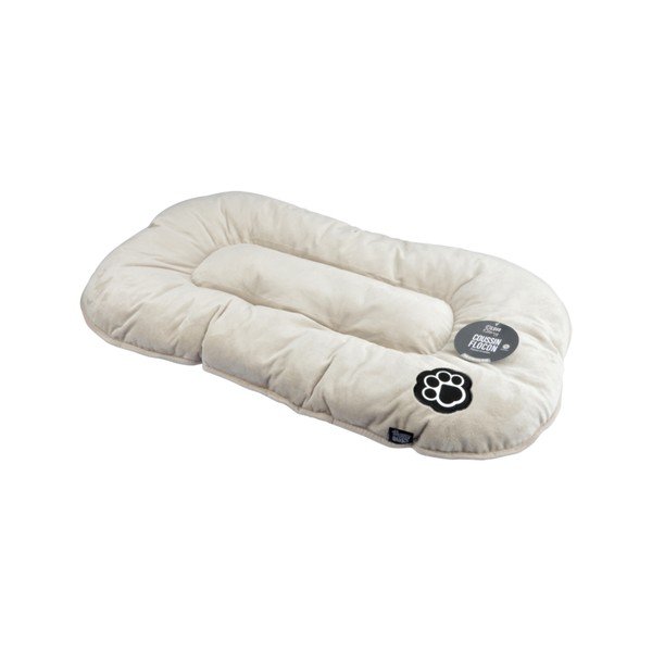 Beżowe zamszowe legowisko dla psów 61x38 cm Flakes – Love Story-image-2