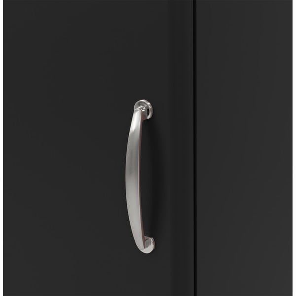Czarna szafka 50x143 cm Malibu – Tenzo-image-1