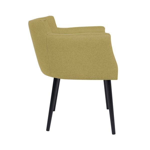Żółte krzesło z podłokietnikami Windsor & Co Sofas Gemini-image-4